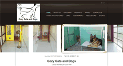 Desktop Screenshot of cozycatsanddogs.com